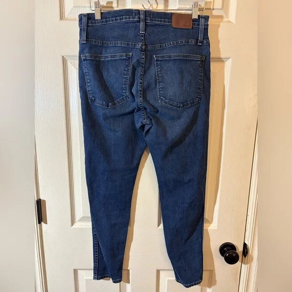 Madewell Dark Blue High-Rise Skinny Jeans - Picture 2 of 5